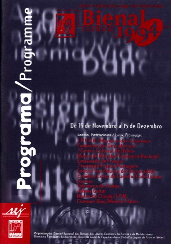 Bienal Lisboa 1994. Programa (Biennial Program)