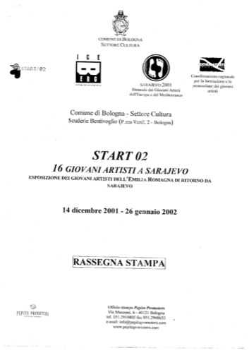 Start 02.16 giovani artisti a Sarajevo (Post Biennial Press Review, Emilia Romagna)