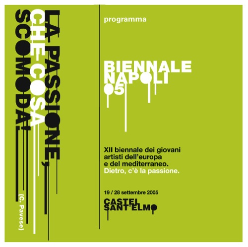 Programma. Biennale Napoli 05 (Biennial Program)